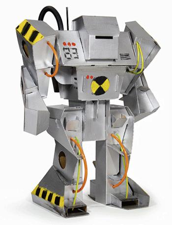 Robot para montar de cartón