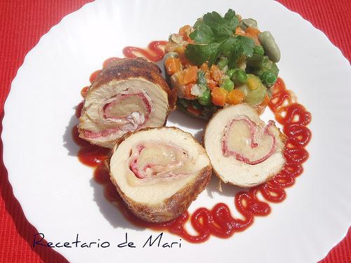 PECHUGA DE POLLO RELLENA DE JAMÓN, QUESO Y SALCHICHÓN Pechuga rellena2