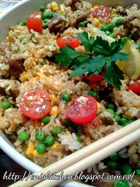 Arroz con delicias! ni tres ni cuatro, jaja Arroz con delicias! ni tres ni cuatro, jaja