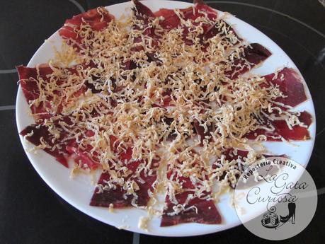 CECINA CON VIRUTAS DE FOIE CECINA CON VIRUTAS DE FOIE