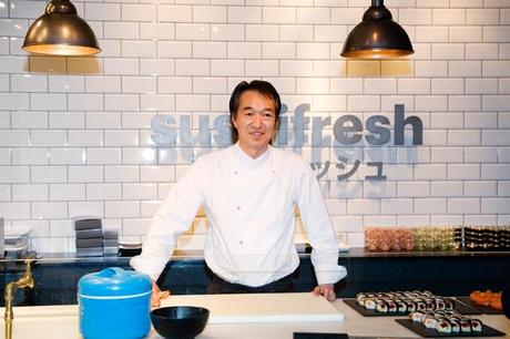 Sushifresh Barcelona, sushi y comida japonesa gourmet a domicilio maestro-sushitero