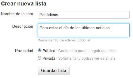 Cómo crear listas en Twitter Cómo crear listas en Twitter