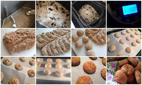 Panecillos Integrales Con Pipas. Panecillos Integrales Con Pipas.