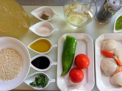 Arroz Meloso con Vieiras y Alma de Caviar Riofrío. Arroz Meloso con Vieiras y Alma de Caviar Riofrío.