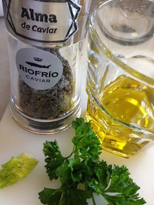 Arroz Meloso con Vieiras y Alma de Caviar Riofrío. Arroz Meloso con Vieiras y Alma de Caviar Riofrío.