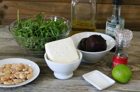 Ensalada de rúcola, remolacha y queso feta (paso a paso) Ensalada de rúcola, remolacha y queso feta (paso a paso)