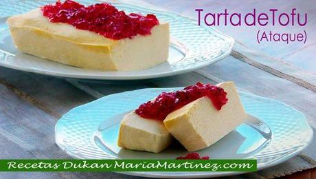 Tarta de Tofu Dukan (fase Ataque) Recetas Dukan con Tofu: Tarta de Tofu (Ataque)