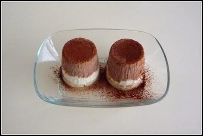 Panna Cotta con Mousse de chocolate quemado Panna Cotta con Mousse de chocolate quemado