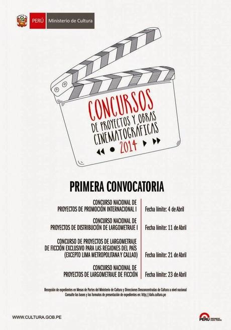7 Millones 290 Mil nuevos soles para los Concursos de proyectos y Obras cinematográficas Peruanas