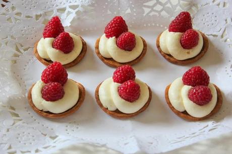 Bocaditos de Mascarpone y Franbuesas. Bocaditos de Mascarpone y Franbuesas.