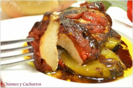 Pechuga de Pollo asado con Vinagre de Módena (Donna Hay) Pechuga de Pollo asado con Vinagre de Módena (Donna Hay)