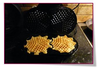 Gofres belgas de miel PabloD Gourmet - ¡Los gofres están listos! - Våfflorna är klar