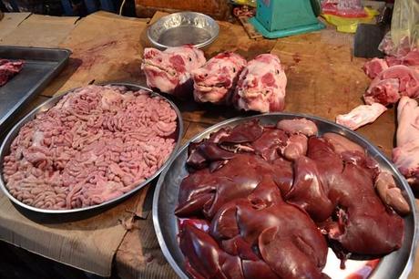 Carnicería en Vientián Carnicería en Vientián