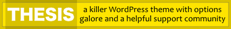 Cómo elegir plantillas WordPress - Thesis Cómo elegir Plantillas WordPress - thesis banner