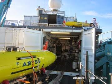 El vehículo submarino no tripulado ABYSS, buscará el Boeing 777 malayo.