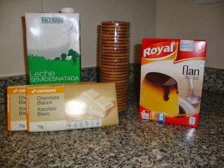 FLAN DE CHOCOLATE BLANCO FLAN DE CHOCOLATE BLANCO