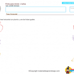 Aprestamiento para 2 años: Trazo horizontal 06 Aprestamiento 2 años - trazo horizontal