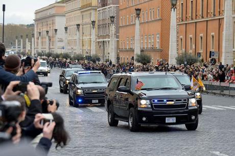 Un fuerte operativo de seguridad se desplegó en los alrededores del Vaticano.  Foto:  AFP 
