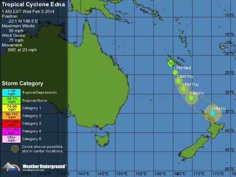 Se forma en el Pacífico sudoeste el ciclón tropical 