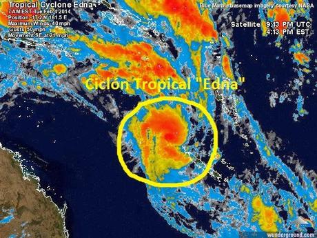 Se forma en el Pacífico sudoeste el ciclón tropical 