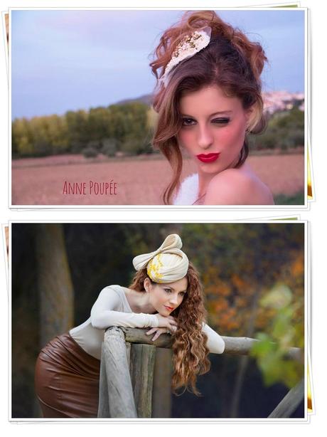 Anne Poupée y sus tocados Anne Poupée y sus tocados