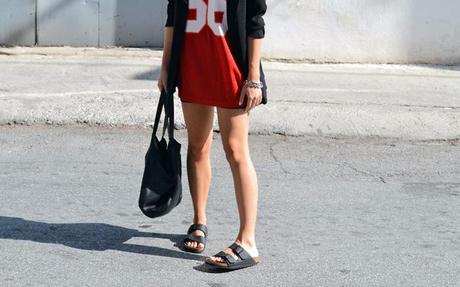 trend report barbara crespo slide sandals celebrities looks fashion blogger outfits blog de moda trend report barbara crespo slide sandals celebrities looks fashion blogger outfits blog de moda