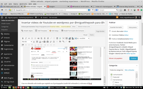 Insertar videos de Youtube en wordpress por @miguelthepooh para @IoSonoValeria Screenshot from 2014-03-30 20:55:31