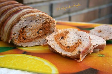 ROLLO DE CARNE RELLENO DE PATÉ DE CHORIZO ROLLO DE CARNE RELLENO DE PATÉ DE CHORIZO