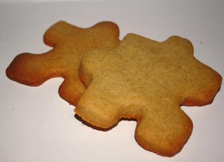 Galletas puzzle de naranja