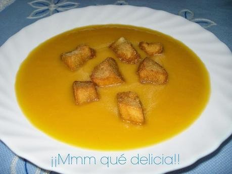 CREMA DE CALABAZA CREMA DE CALABAZA