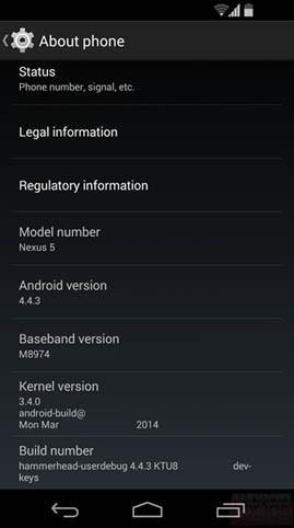 Android 4.4.3 se deja ver antes de su salida android443 Android 4.4.3 se deja ver antes de su salida