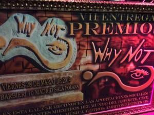 Premios Why Not Última semana de marzo
