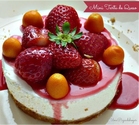 Mini tartas de Queso con Fresas y Kumkuat Mini tartas de Queso con Fresas y Kumkuat