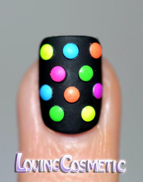 Nail Art Mate con Tachuelas Fluor #2 Nail Art Mate con Tachuelas Fluor #2