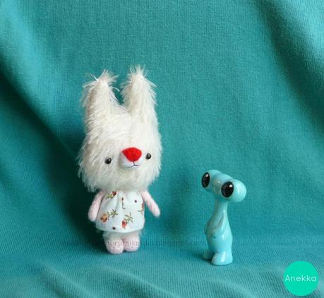 osita miniatura de mohair amigurumi mohair Yukiko