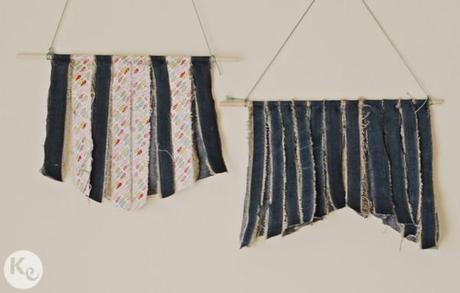 DIY. Fabric & demin pendant DIY. Fabric & demin pendant