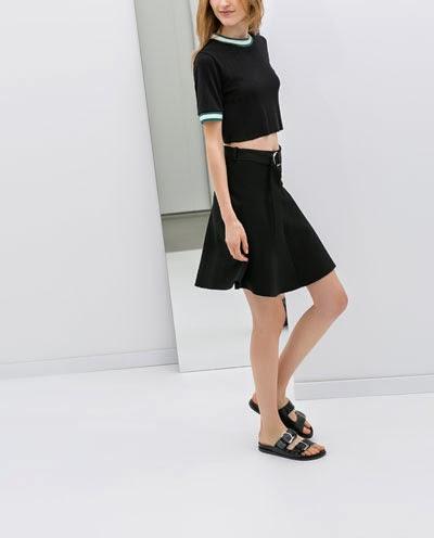 Mini faldas con vuelo, una tendencia a copiar. Mini faldas con vuelo, una tendencia a copiar.