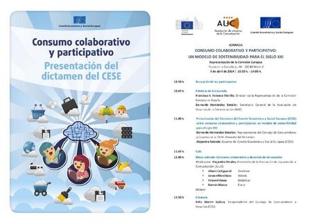 Presentación del dictamen del CESE MAD(09/04), BCN(10/04) Programa Jornada Consumo Colaborativo MADRID 1024x723 Presentación del dictamen del CESE MAD(09/04), BCN(10/04)