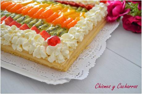 Tarta de Frutas para el cumple de Alonso Tarta de Frutas para el cumple de Alonso