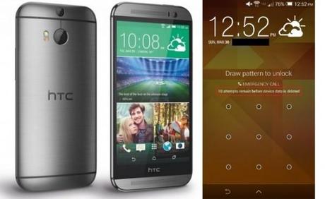 htc on wipe 600x369 HTC One (M8) se formateará si introduces 10 veces mal la contraseña o patrón
