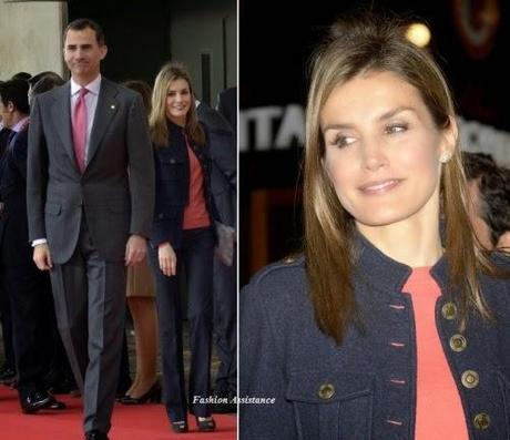 Letizia en Zarzuela y Alimentaria, cara y cruz y el mismo encrespado Letizia en Zarzuela y Alimentaria, cara y cruz y el mismo encrespado