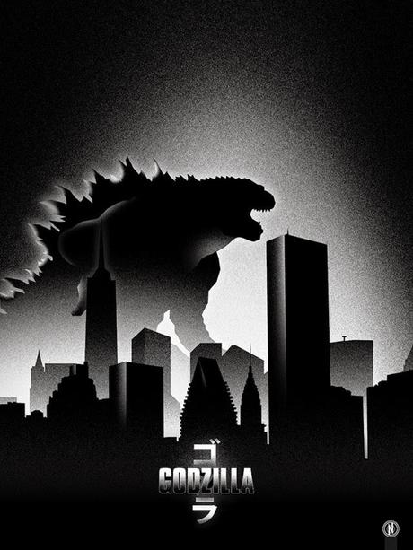 FANTASTICA COLECCION DE POSTERS FAN-ART DE GODZILLA FANTASTICA COLECCION DE POSTERS FAN-ART DE GODZILLA