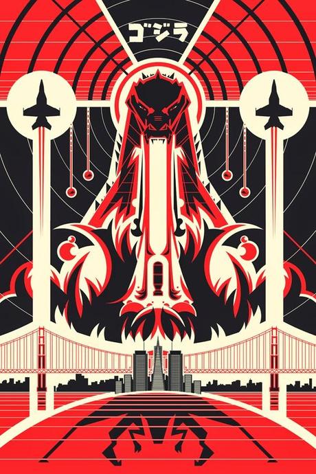 FANTASTICA COLECCION DE POSTERS FAN-ART DE GODZILLA FANTASTICA COLECCION DE POSTERS FAN-ART DE GODZILLA