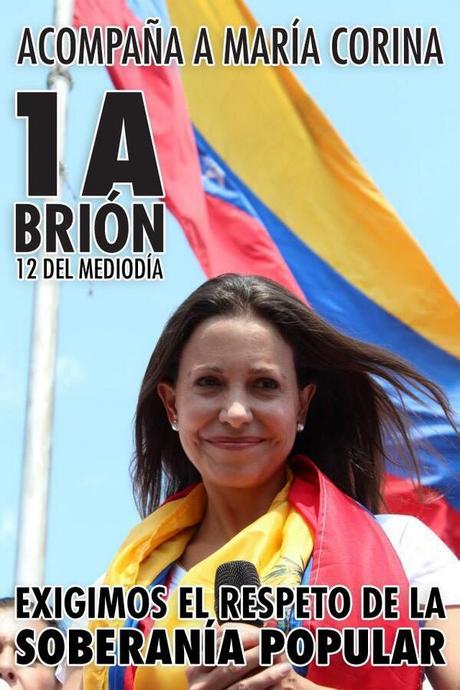 María Corina va a la A.N. acompañada por el pueblo!