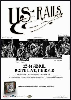 Gira española de US Rails este mes de abril Gira española de US Rails este mes de abril