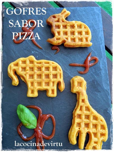 GOFRES SABOR A PIZZA GOFRES SABOR A PIZZA