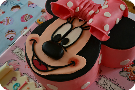 Tarta minnie paso a paso de fondant