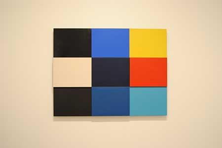 Detalle del cuadro de Ellsworth Kelly 