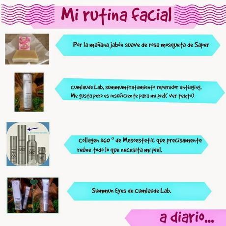 Mi rutina facial de los últimos meses