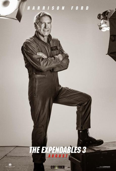 Harrison Ford es la estrella en los primeros carteles de 'Los Mercenarios 3' Harrison Ford es la estrella en los primeros carteles de 'Los Mercenarios 3'